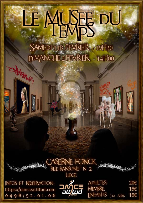 affiche du spectacle le musée du temps